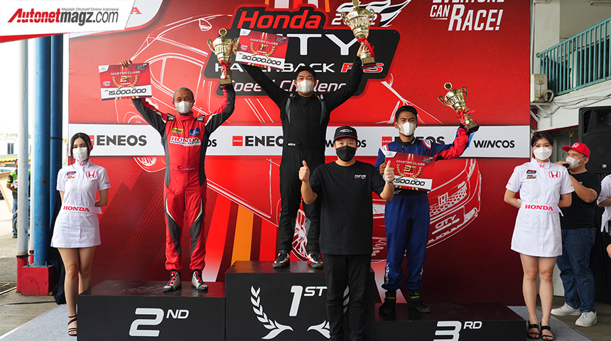 Berita, event-honda-3: Musim Pertama One Make Race Honda City Hatchback RS Speed Challenge 2022 Disambut Antusias