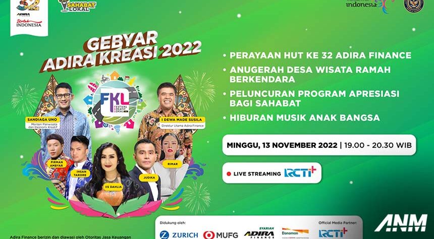 Gebyar Adira Kreasi 2022 : Buah Manis di HUT ke 32 Gebyar Adira Kreasi 2022 : Buah Manis di HUT ke 32