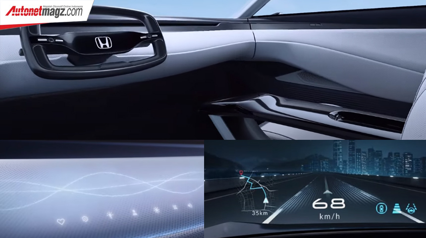 Berita, honda-e-n-2-concept-interior-2022-china: Honda e:N2 Concept Debut Di Cina, Gambaran EV Masa Depan