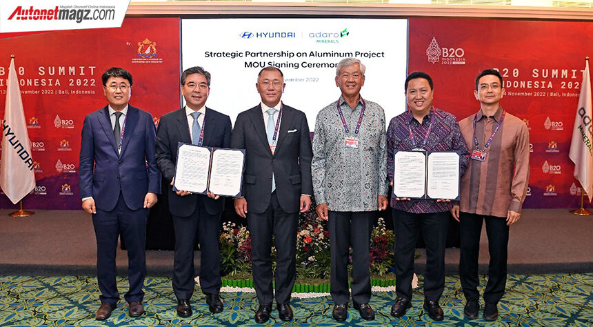 Hyundai dan PT Adaro Tandatangani MoU untuk Amankan Persediaan Aluminium Hyundai dan PT Adaro Tandatangani MoU untuk Amankan Persediaan Aluminium