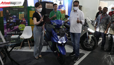 Motor Listrik Volta Hadiri Pameran KBLBB di Puncak KTT G20 Motor Listrik Volta Hadiri Pameran KBLBB di Puncak KTT G20