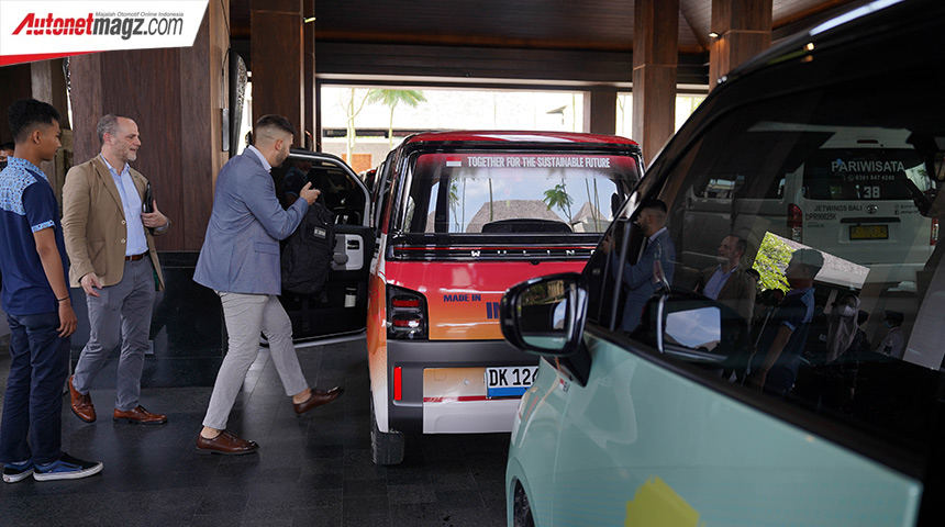 Berita, wuling-air-ev-ktt-g20-green-rear-2022-partisipan-bali-nusa-dua: Tugas Wuling Air EV Dukung Mobilitas Peserta KTT G20 Di Bali