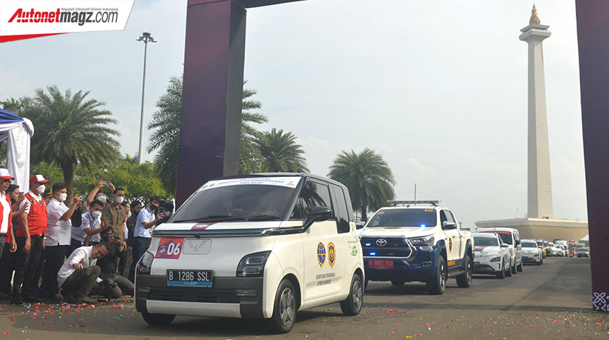 Berita, wuling-air-ev-ktt-g20-white-front-2022-touring-monas: Wuling Air EV Ikuti Touring Jawa – Bali Sambut KTT G20