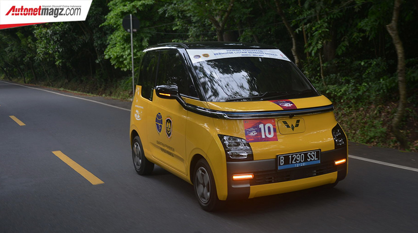 Berita, wuling-air-ev-ktt-g20-yellow-front-2022-touring-lintas-daerah: Wuling Air EV Tuntaskan Touring Jawa – Bali Sambut KTT G20