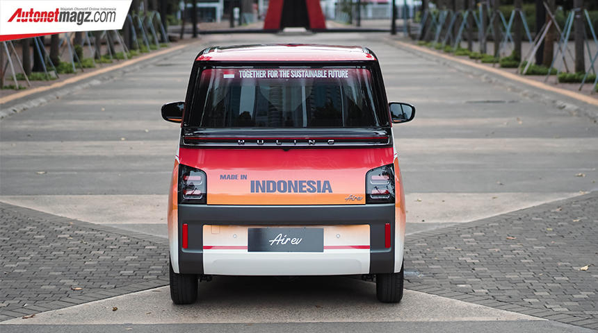Berita, wuling-airev-g20-3: Wuling Gunakan Livery Khusus untuk Air EV  Official Car G20 Summit