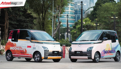Wuling Gunakan Livery Khusus untuk Air EV  Official Car G20 Summit Wuling Gunakan Livery Khusus untuk Air EV  Official Car G20 Summit