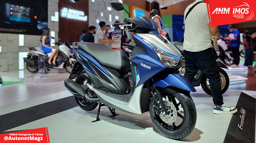Berita, yamaha-freego-125-2022-matte-blue-front: Yamaha Freego 125 Connected Resmi Dirilis, Harga Mulai 21 Jutaan