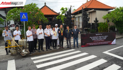 Honda Lakukan Revitalisasi Marka Jalan dan Rambu Lalu Lintas di Desa Pemogan, Bali Honda Lakukan Revitalisasi Marka Jalan dan Rambu Lalu Lintas di Desa Pemogan, Bali