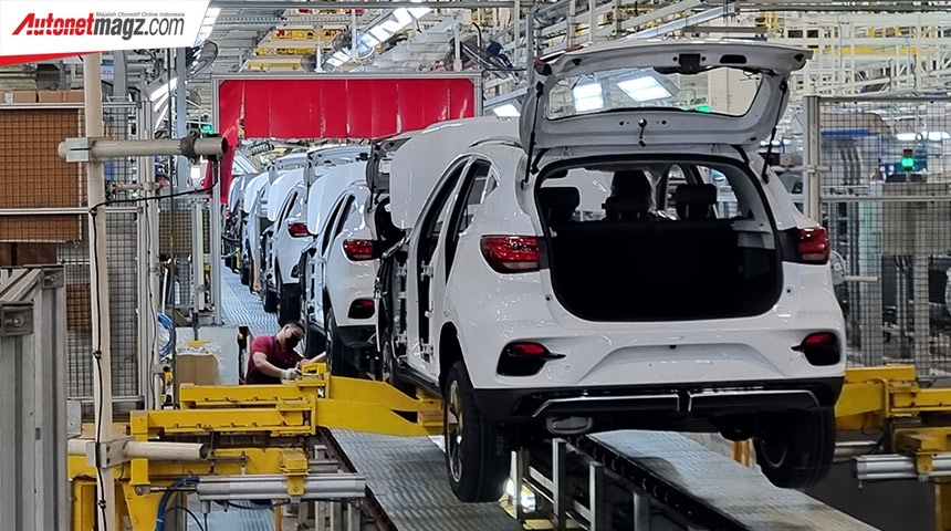 Berita, mg-chon-buri-thailand-pabrik-factory-zs-2022: Ternyata Begini Isi Pabrik MG Thailand Yang Memproduksi 100 Ribu Kendaraan Per Tahun