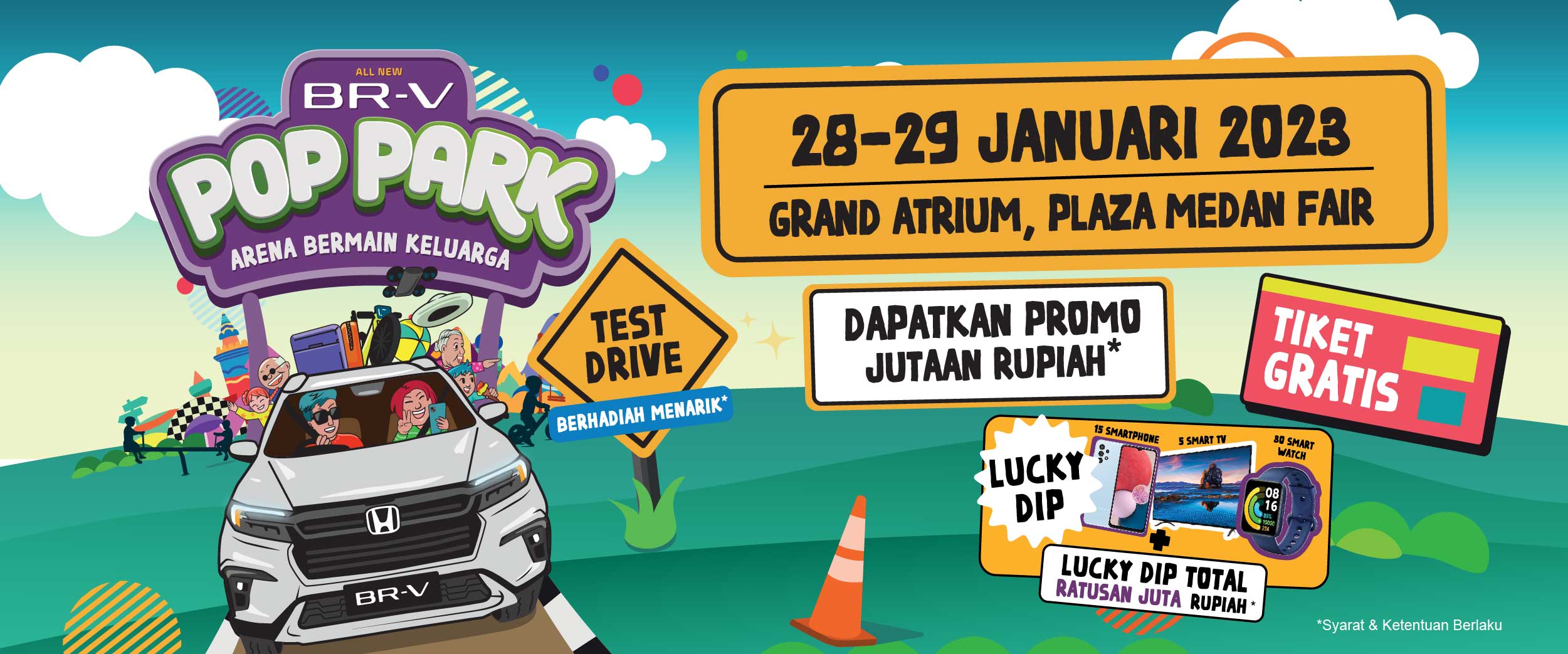 Berita, Pop Park medan Web Bannercs6_web: Yuk, Intip Keseruan Honda BR-V Pop Park di Medan!