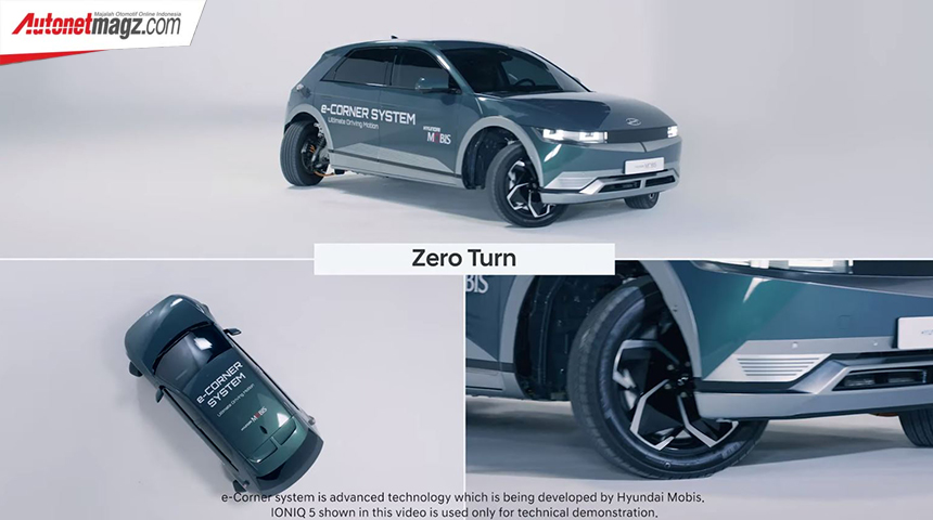 Berita, hyundai-crab-driving-1: Hyundai Ioniq 5 Dapat Modul e-Corner, Bisa Crab-Walk Seperti Tesla Cybertruck
