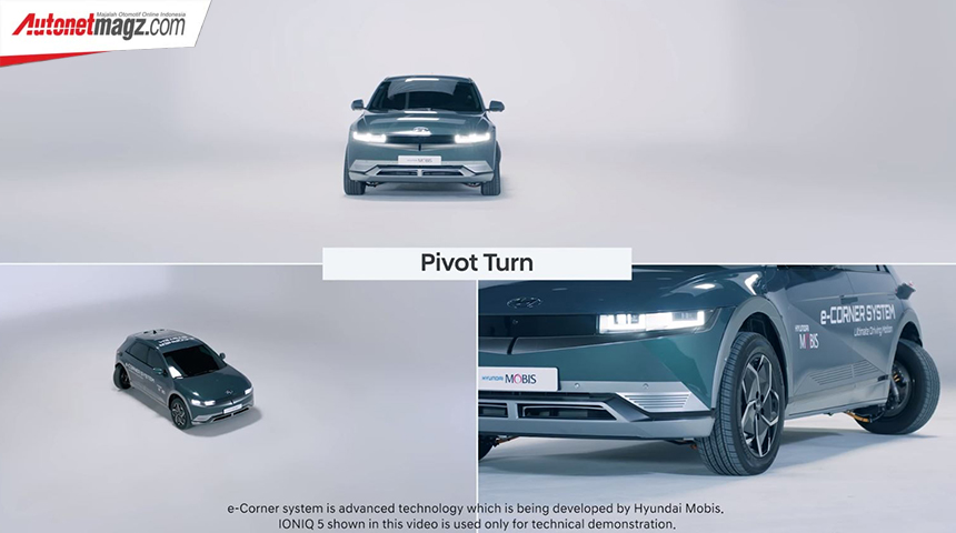 Berita, hyundai-crab-driving-2: Hyundai Ioniq 5 Dapat Modul e-Corner, Bisa Crab-Walk Seperti Tesla Cybertruck