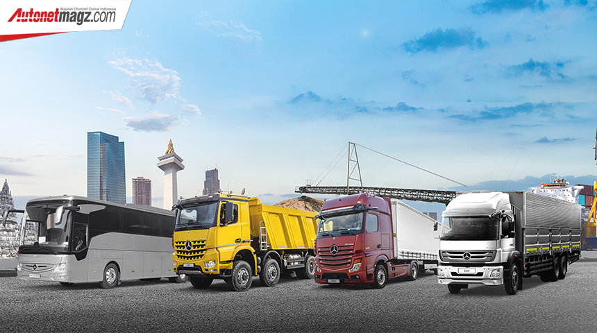 Berita, mb-truck-line-up: Penjualan Truk Daimler Group Menguat di 2022