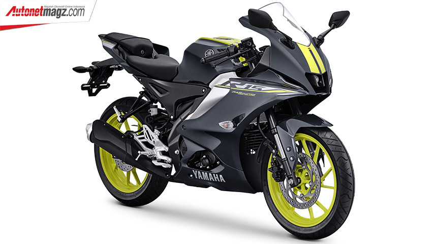 Berita, yamaha-all-new-r15-connected-non-abs-aggressive-grey-2023: Yamaha All New R15 Connected 2023 Kini Tampil Lebih Mencolok