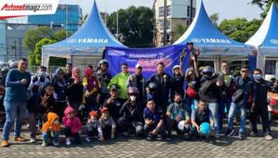 Yamaha STSJ Ajak Konsumen Yamaha Fazzio Keliling Surabaya!