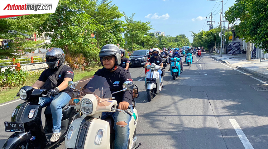 Berita, yamaha-fazzio-touring: Yamaha STSJ Ajak Konsumen Yamaha Fazzio Keliling Surabaya!