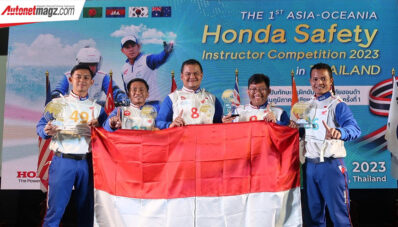 Instruktur AHM Raih Prestasi Pada Kompetisi Safety Riding Asia & Oceania