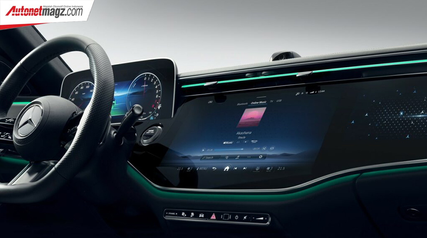 Berita, merc-e-interior-1: Ini Dia Interior dari Mercedes Benz E-Class Generasi Terbaru, Pakai Dashboard Ala EQE!