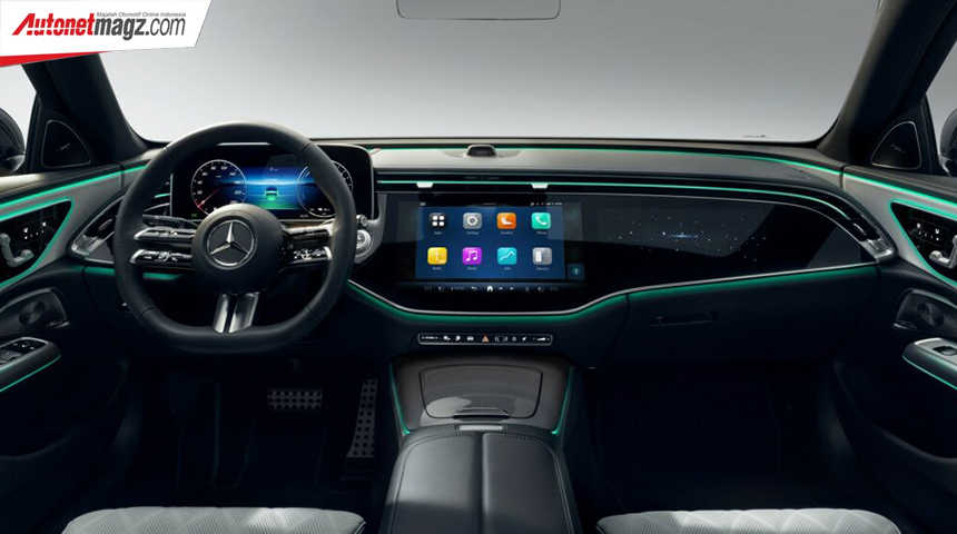 Berita, merc-e-interior: Ini Dia Interior dari Mercedes Benz E-Class Generasi Terbaru, Pakai Dashboard Ala EQE!