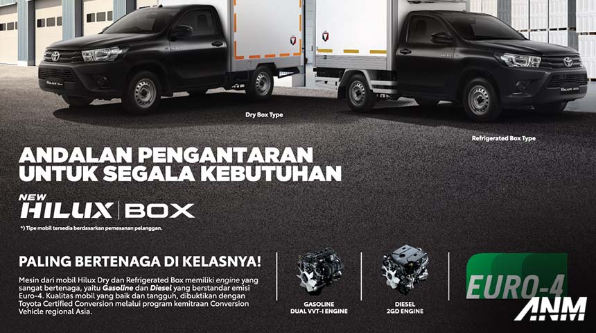 Berita, Mesin New Toyota Hilux Box: New Toyota Hilux Box : Dua Pilihan Mesin & Dua Tipe Box!
