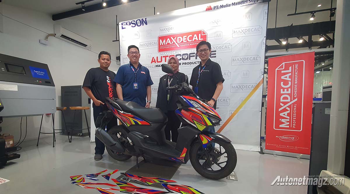 Berita, kolaborasi-maxdecal-dan-epson-indonesia: Maxdecal Gandeng Epson untuk Ciptakan Stiker Automotive Grade Berkualitas