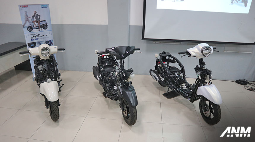 Berita, teknologi motor yamaha: Yamaha Jatim Bedah Teknologi Grand Filano, Memang Beda Sama Fazzio Lho!