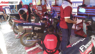 Yamaha STSJ Gelar Kegiatan CSR Berupa Fasilitas Servis Kunjung Ke Konsumen