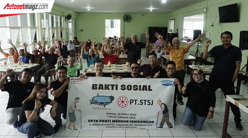 Berita, yamaha-stsj-baksos: Yamaha STSJ Gelar Kegiatan CSR dengan Komunitas Fazzio Owners Club Indonesia