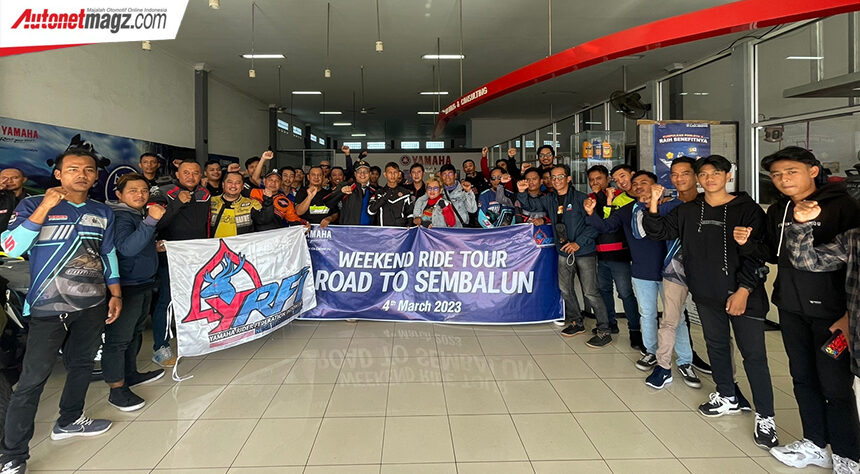 Yamaha Riders Federation Indonesia Gelar Weekend Ride Sambil Baksos