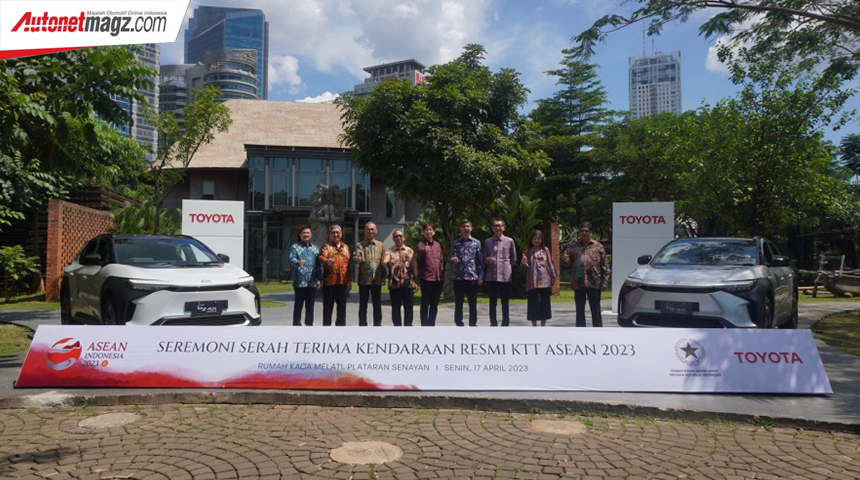 Berita, bz4x-ktt-1: Dukung Mobilitas Konferensi Tingkat Tinggi (KTT) ASEAN, Toyota Siapkan 65 Unit bZ4X