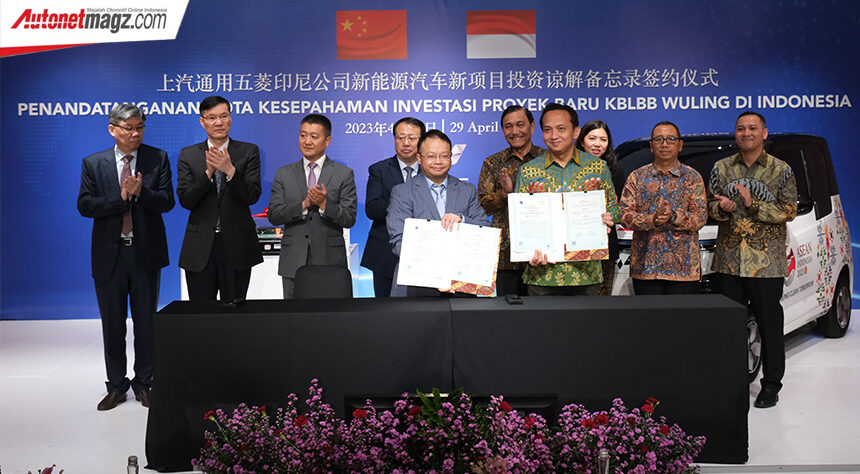 Wuling Tandatangani MoU Investasi Proyek Baru Kendaraan Bermotor Listrik Berbasis Baterai (KBLBB) 