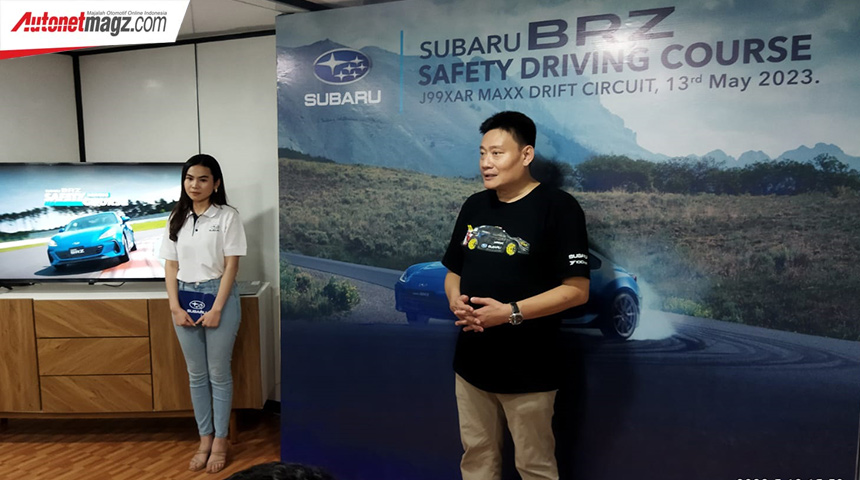 Berita, subaru-brz-safety-driving-course-2023-indonesia-arie-christopher: Subaru Indonesia Edukasi Keselamatan Berkendara Lewat BRZ Safety Driving Course