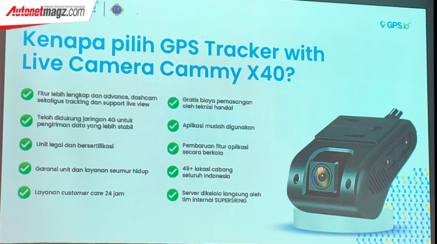 Aftermarket, superspring-1: Superspring Luncurkan Cammy X40, GPS Tracker Pertama dengan Kamera Pengintai!