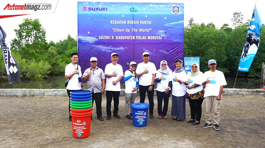 Berita, suzuki-clean-up-1: Suzuki Kembali Gelar Program Clean Up The World Di Morotai