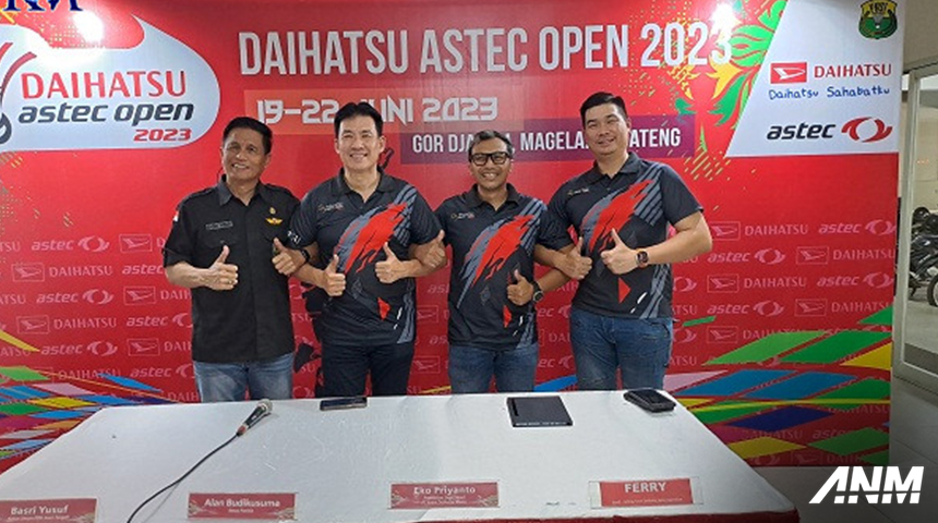 Berita, daihatsu-astec-1: Daihatsu Adakan Turnamen Bulutangkis Astec Open 2023 di Magelang