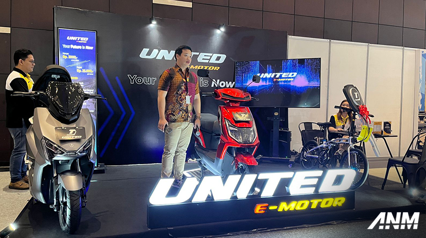Berita, united-motor: IIMS Surabaya 2023: United E-Motor Siapkan Motor Listrik Seharga Belasan Juta Rupiah