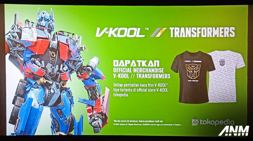 Aftermarket, v-kool-transformers-rise-of-the-beast-2023-indonesia-merchandise: V-KOOL Berikan Merchandise Transformers Tiap Pembelian Paket Kaca Film!