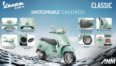Piaggio Indonesia Luncurkan New Vespa GTS, Banyak Fitur-Fitur Baru!