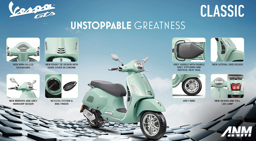 Piaggio Indonesia Luncurkan New Vespa GTS, Banyak Fitur-Fitur Baru! Piaggio Indonesia Luncurkan New Vespa GTS, Banyak Fitur-Fitur Baru!