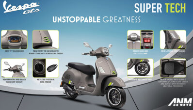 Piaggio Indonesia Luncurkan New Vespa GTS, Banyak Fitur-Fitur Baru!