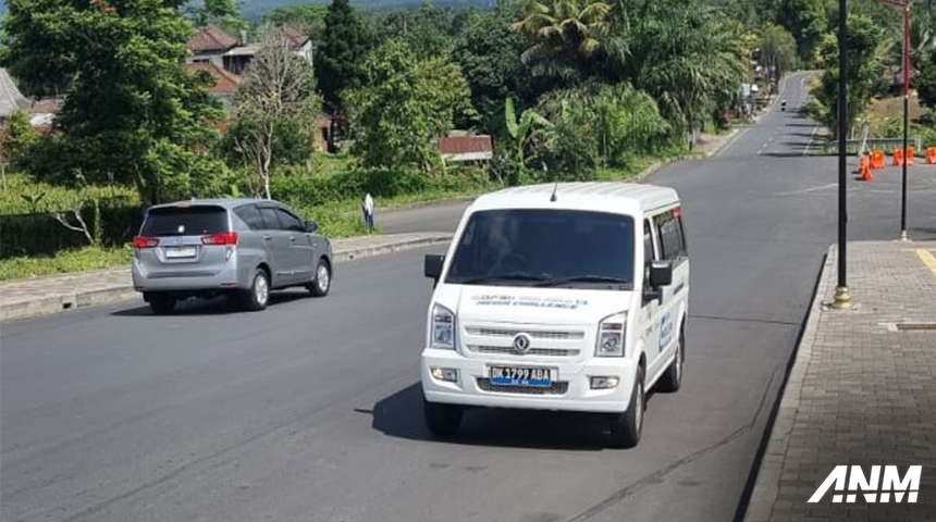 Berita, dfsk-gelora-bali: Dinas Perhubungan Bali Lakukan Uji Coba DFSK Gelora E, Bakal Jadi Mobil Operasional?