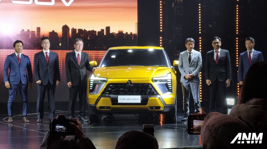 Berita, mitsubishi-xfc-concept-production-2023-yellow-front: Inilah Versi Produksi Mitsubishi XFC Concept, Futuristis Dan Tangguh!
