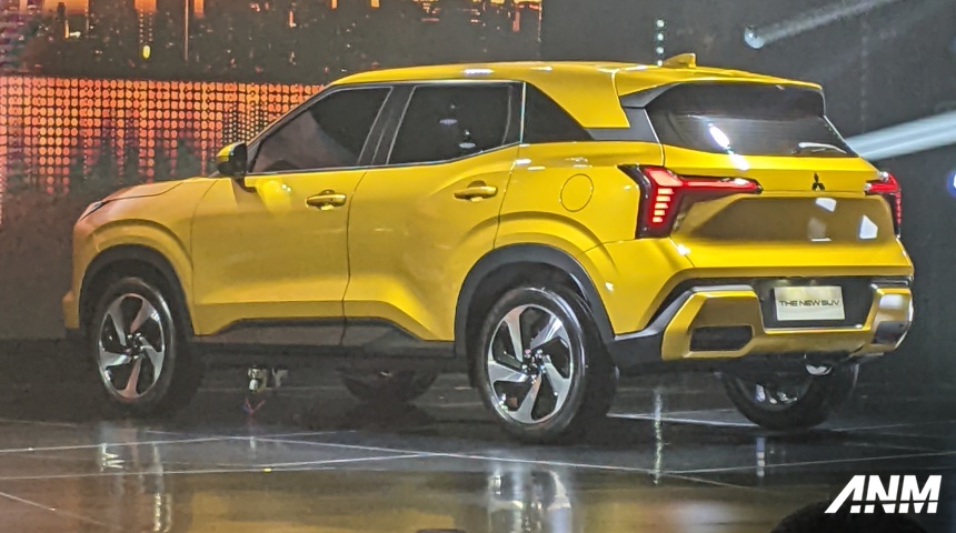 Berita, mitsubishi-xfc-concept-production-2023-yellow-rear: Inilah Versi Produksi Mitsubishi XFC Concept, Futuristis Dan Tangguh!