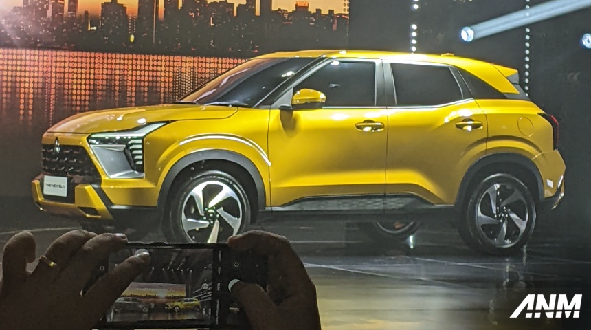Berita, mitsubishi-xfc-concept-production-2023-yellow-side: Inilah Versi Produksi Mitsubishi XFC Concept, Futuristis Dan Tangguh!