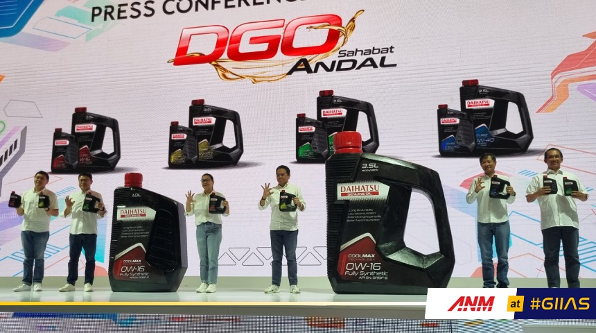 Berita, daihatsu-genuine-oil-dgo-giias-2023-principal: GIIAS 2023 : Capai Penjualan 2 Juta Liter Oli, Daihatsu Luncurkan DGO Kemasan Baru