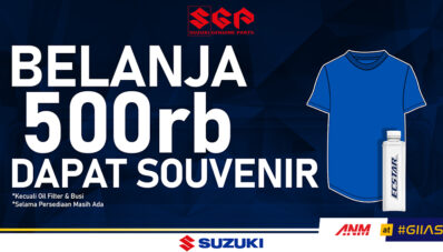 GIIAS 2023 : Suzuki Punya Banyak Promo untuk Suku Cadang dan Aksesoris GIIAS 2023 : Suzuki Punya Banyak Promo untuk Suku Cadang dan Aksesoris