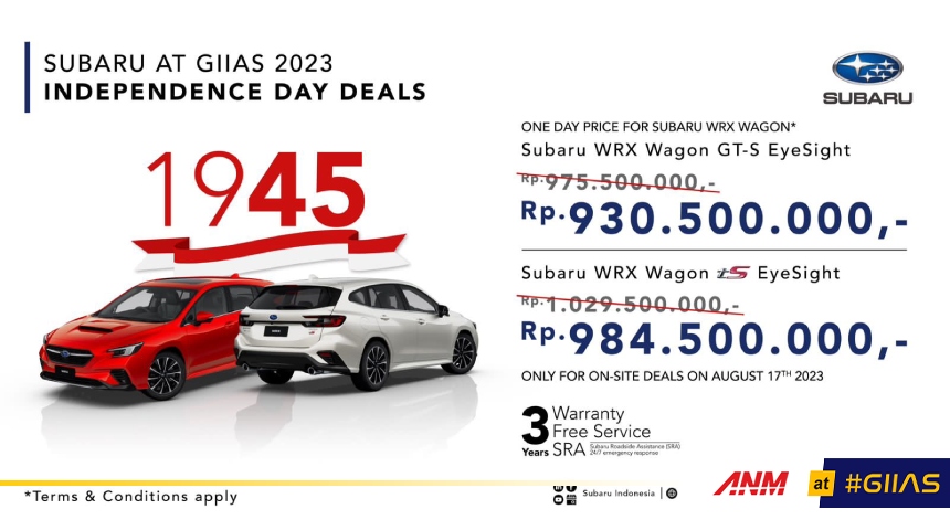 Berita, subaru-plaza-giias-2023-promo-harga-wrx-wagon-17-agustus-indonesia (1): GIIAS 2023 : Subaru Indonesia Hadirkan Promo Menarik Untuk 17 Agustus!