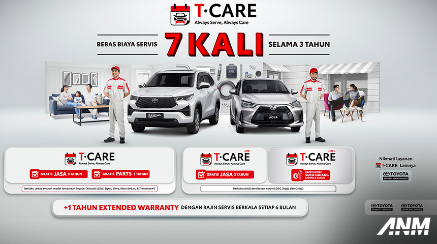 Berita, toyota-t-care: Toyota Perkenalkan T-CARE Lite dan T-CARE Lite+ untuk Model Entry Level