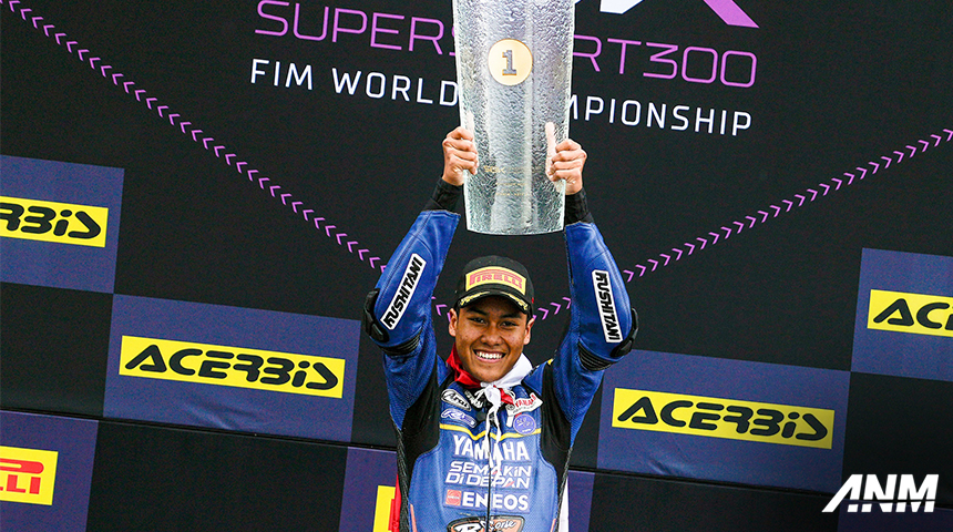 Berita, yamaha-wssp300: Aldi Satya Mahendra Raih Podium pada World SSP300 di Ceko