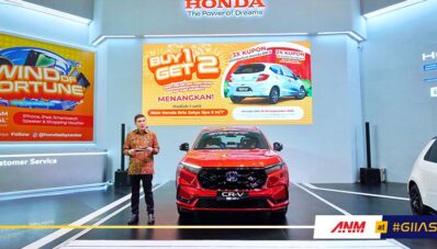 GIIAS Surabaya 2023 : Tampilan EV, Honda Boyong All New CR-V Hybrid & Honda e